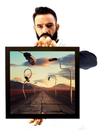 Quadro Decorativo Arte Conceitual Capa Disco Pink Floyd
