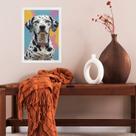Quadro Decorativo Arte Dalmata 33x24cm