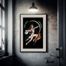 Quadro Decorativo Arte Deusa Artemis - 60x48cm