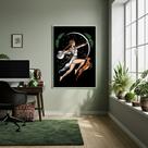 Quadro Decorativo Arte Deusa Artemis - 70x50cm