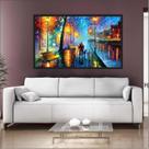 Quadro Decorativo Arte Moderna Abstrato Salas Escritórios Consultórios Com Moldura TT25