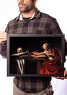 Quadro Decorativo Arte São Jerônimo Que Escreve Caravaggio