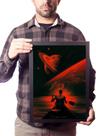 Quadro Decorativo Arte Sonhar Com Canoa Planeta
