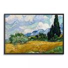 Quadro decorativo Arte van gogh Adesivo Premium Emoldurado