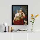 Quadro Decorativo Artemis- A Deusa Da Lua 33x24cm