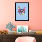 Quadro Decorativo Artpop Cat