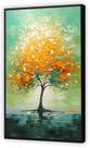 Quadro Decorativo Árvore Abstrato Elefante Colorido Escritórios Salas Tela Canvas Premium