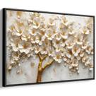 Quadro decorativo Árvore da Vida Florescendo em Ouro Puro - Art Canvas Quadro decorativo Árvore da Vida Florescendo em Ouro Puro - Art Canvas
