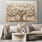 Quadro decorativo árvore da vida fundo com textura