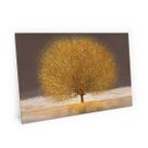 Quadro Decorativo Arvore Dourada Moderna 90x60 Cm Para Sala Horizontal Paisagem - Bimper Quadros