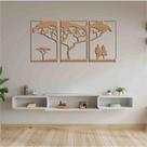 Quadro Decorativo Árvore e Casal Vazado MDF 3mm