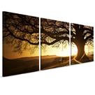 Quadro Decorativo Arvore Seca por do Sol 180x90 Sala Quarto