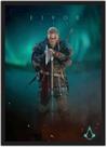 Quadro Decorativo Assassins Creed Games Jogos Geek Decorações Com Moldura G04