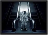 Quadro Decorativo Astronauta Decoração Com Moldura