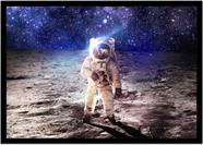 Quadro Decorativo Astronauta NASA Espaço Planetas Galáxias Salas Quartos Com Moldura RC021