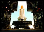 Quadro Decorativo Astronauta NASA Foguete Ônibus Espacial Nave Lojas Salas Quartos Com Moldura RC039