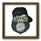 Quadro Decorativo - Bad Monkey - 33cm x 33cm - 134qdsm Quadro Decorativo - Bad Monkey - 33cm x 33cm - 134qdsm