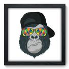 Quadro Decorativo - Bad Monkey - 33cm x 33cm - 134qdsp Quadro Decorativo - Bad Monkey - 33cm x 33cm - 134qdsp