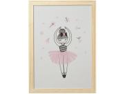 Quadro Decorativo Bailarina 24,5x34,5cm