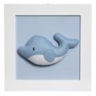 Quadro Decorativo Baleia Quarto Bebê Infantil Menino