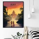 Quadro Decorativo Bali Indonésia - 70x50cm Quadro Decorativo Bali Indonésia - 70x50cm