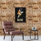 Quadro Decorativo Banda AC DC 45x34cm Quadro Decorativo Banda AC DC 45x34cm
