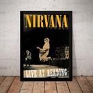 Quadro Decorativo Banda Nirvana Live At Reading Quadro Decorativo Banda Nirvana Live At Reading