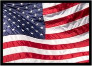 Quadro Decorativo Bandeira Estados Unidos Casa País Salas Lojas Escritório Quartos Com Moldura RC028