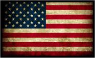 Quadro Decorativo Bandeira Estados Unidos País Casa Salas Lojas Escritório Quartos Com Moldura RC000