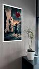 Quadro Decorativo Banksy Menina Balão - 70x50cm