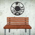 Quadro Decorativo Barbearia MDF 3mm Preto 30x30