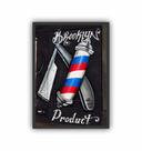 Quadro Decorativo Barbearia Pole Navalha