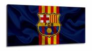 Quadro Decorativo Barcelona Futebol em Tecido Canvas 130x60