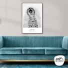 Quadro Decorativo Barcelona Guepardo Pb 60X90 Cm