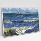 Quadro Decorativo Barcos de Pesca no Mar - Van Gogh em tela Canvas Quadro Decorativo Barcos de Pesca no Mar - Van Gogh em tela Canvas