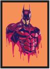 Quadro Decorativo Batman Heróis Geek Decorações Com Moldura G04