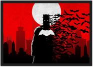 Quadro Decorativo Batman Heróis Geek Decorações Com Moldura G10