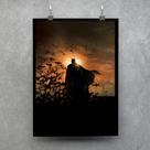 Quadro Decorativo Batman Morcegos DC Comics Arte Geek para Sala e Quarto