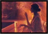 Quadro Decorativo Bebidas Pub Bares Lanchonetes Salas Quartos Com Moldura RC073