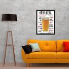 Quadro Decorativo Beer Around The World 45x34cm Quadro Decorativo Beer Around The World 45x34cm