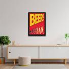 Quadro Decorativo Beer - Evolução da Humanidade 45x34cm
