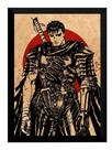 Quadro Decorativo Berserk Arte Anime Poster Moldurado