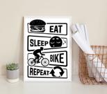 Quadro Decorativo Bicicleta- Bike Rotina 45x34cm Quadro Decorativo Bicicleta- Bike Rotina 45x34cm