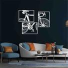 Quadro Decorativo Bicicleta Vazado MDF 3mm