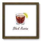 Quadro Decorativo - Black Russian - 33cm x 33cm - 378qdcm