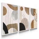 Quadro Decorativo Boho Abstrato Com Moldura