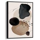 Quadro decorativo Boho Elementos Orgânicos em Tons Neutros - Art Canvas