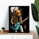 Quadro Decorativo Boi Roqueiro 45x34cm