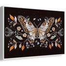 Quadro decorativo Borboleta Mística em Contraste Profundo - Art Canvas