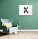 Quadro Decorativo Borboleta Reflexo Rio - 50x70cm